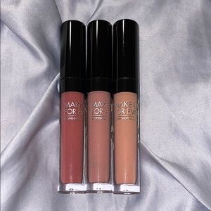 Makeup forever liquid lipsticks